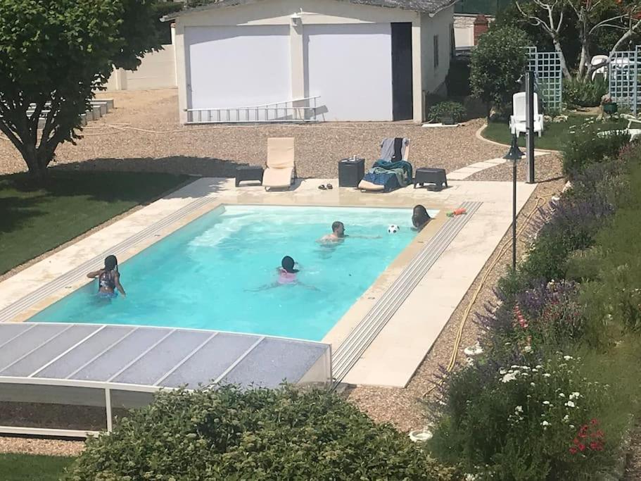 Gite Chalet-Piscine "Belle-Etoile" Touraine Anjou Courcelles-de-Touraine Kültér fotó
