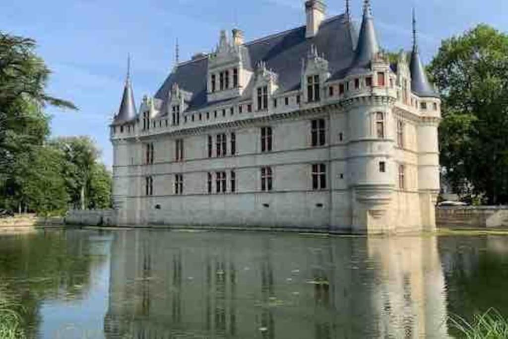 Gite Chalet-Piscine "Belle-Etoile" Touraine Anjou Courcelles-de-Touraine Kültér fotó