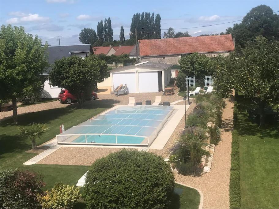 Gite Chalet-Piscine "Belle-Etoile" Touraine Anjou Courcelles-de-Touraine Kültér fotó
